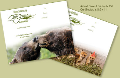 Our spa gift certificates make great gifts for any occasion.