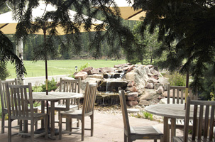TallGrass Patio and Fountain
