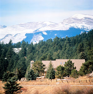 TallGrass beneath majestic Mt. Evans