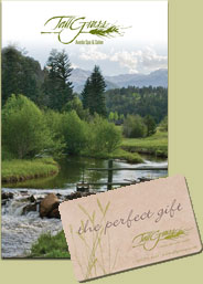 Say thank you with a gift certificate or gift card from TallGraass Aveda Spa and Salon in Evergreen CO.