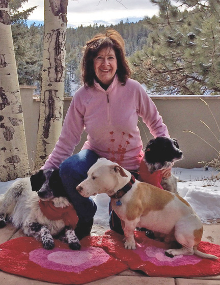 Gail and Dogs at Val Day