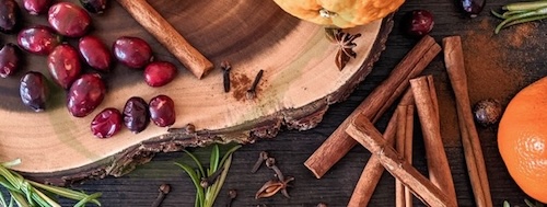 cinnamon and berries